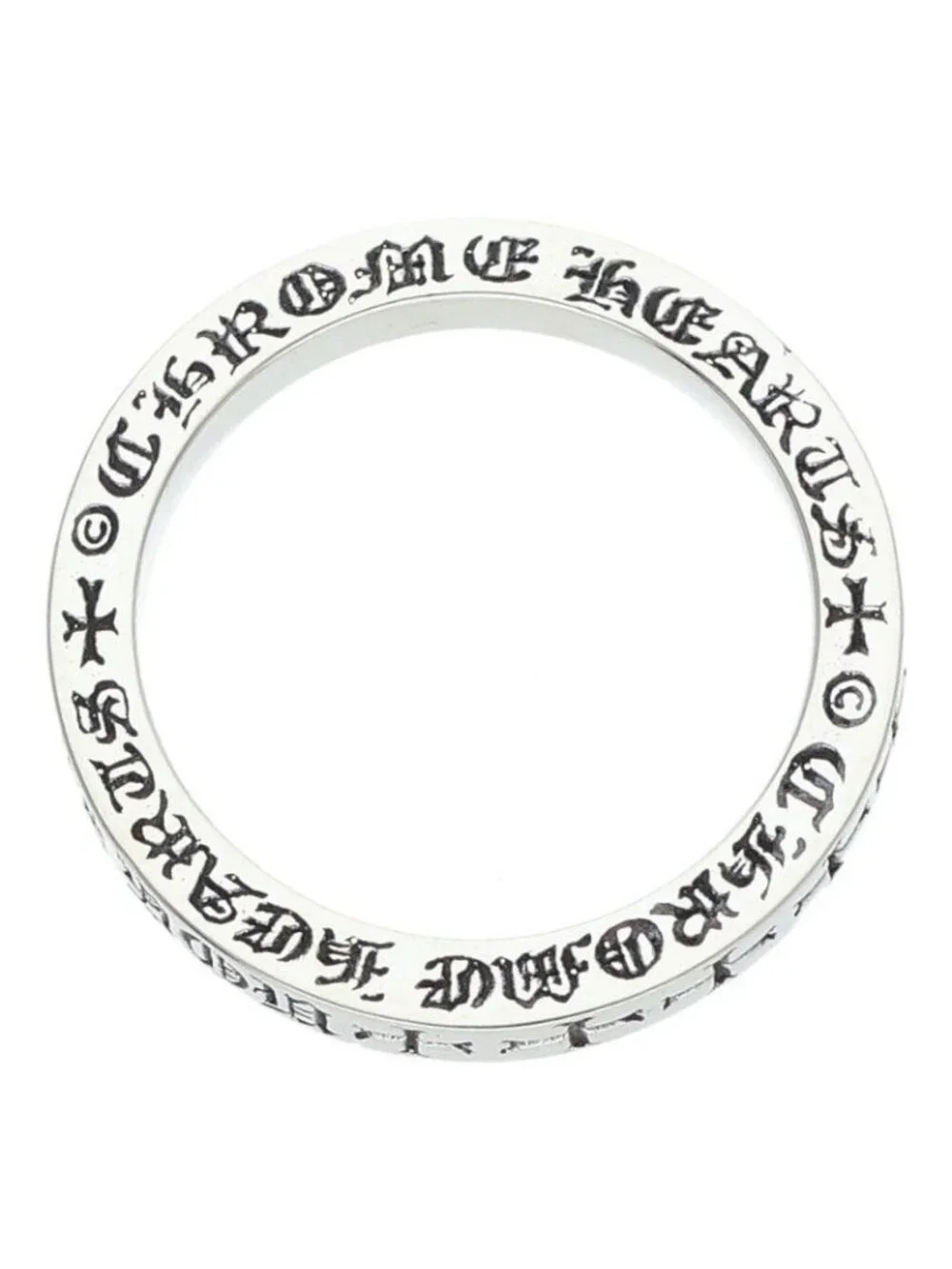 Chrome Hearts Spacer Fckyou Silver Ring